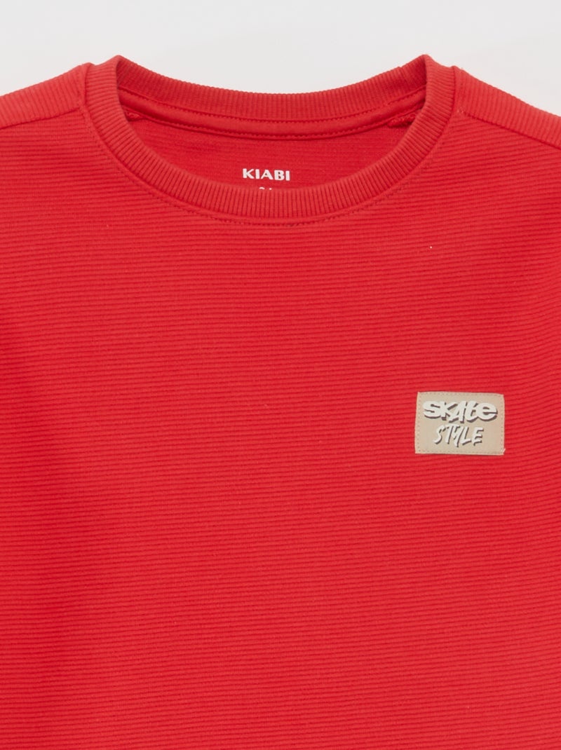 Setje met T-shirt + short - 2-delig ROOD - Kiabi