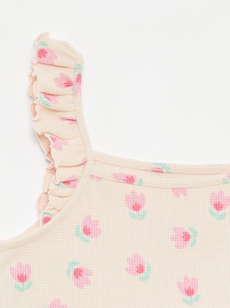 Setje met wafeltextuur - 2-delig ROSE - Kiabi