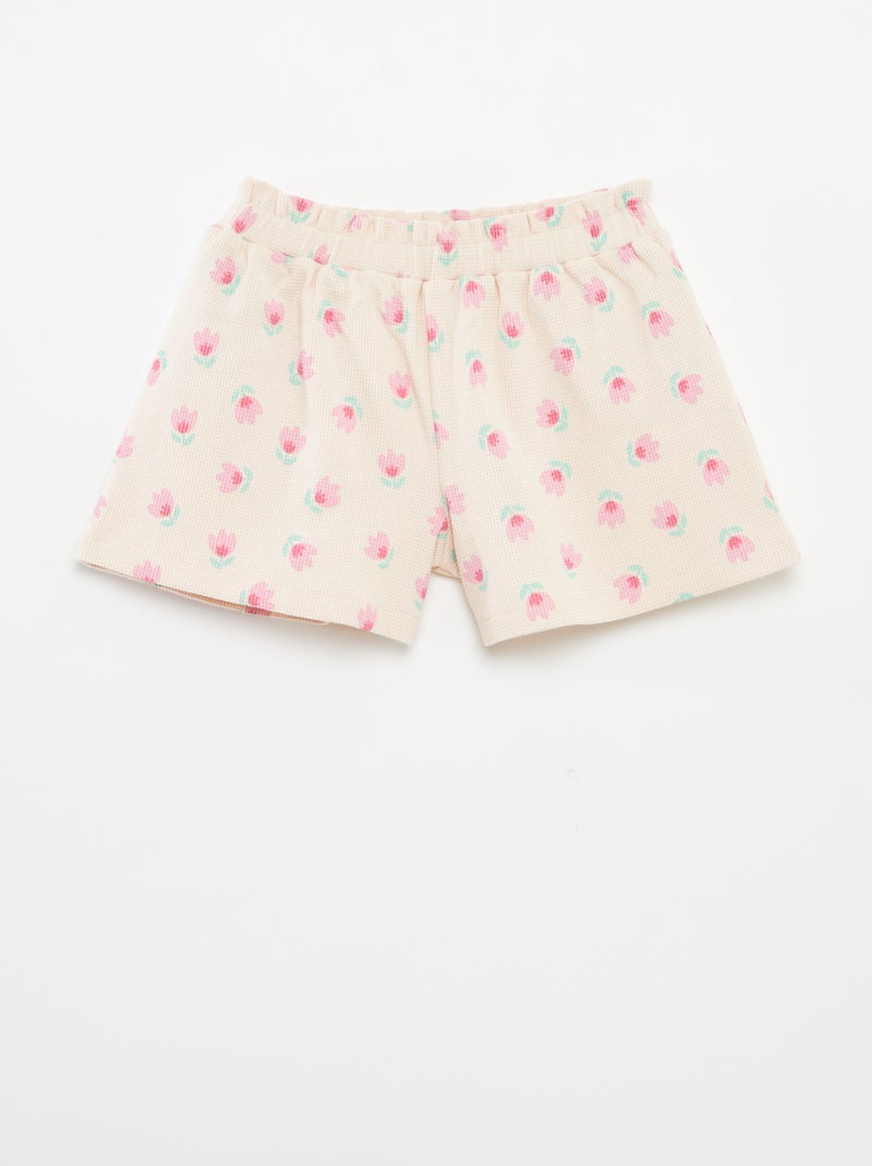 Setje met wafeltextuur - 2-delig ROSE - Kiabi