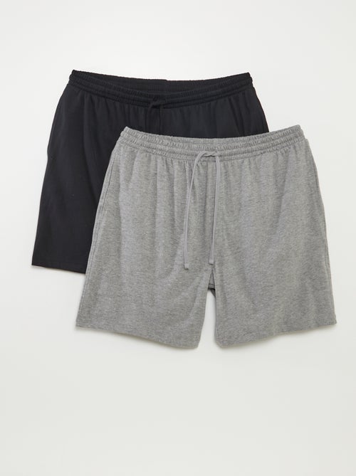 Setje pyjamashorts van jersey - Kiabi