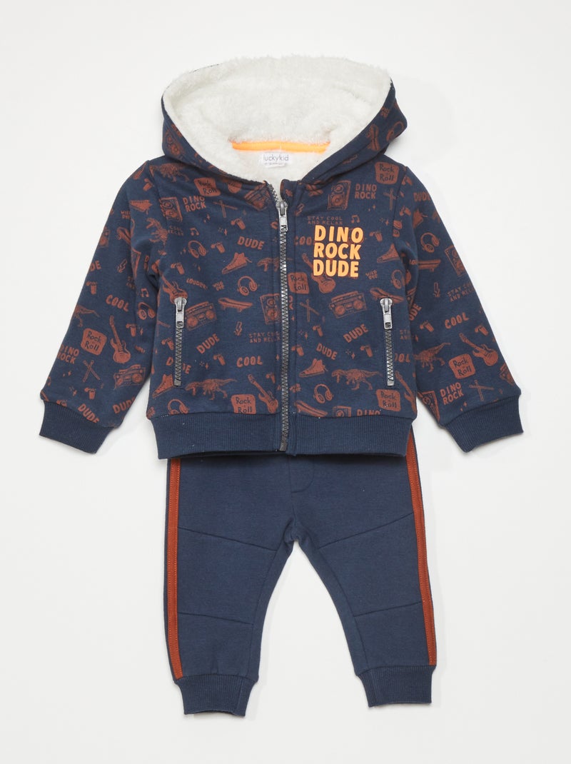 Setje: sweater + broek - 2-delig BLAUW - Kiabi