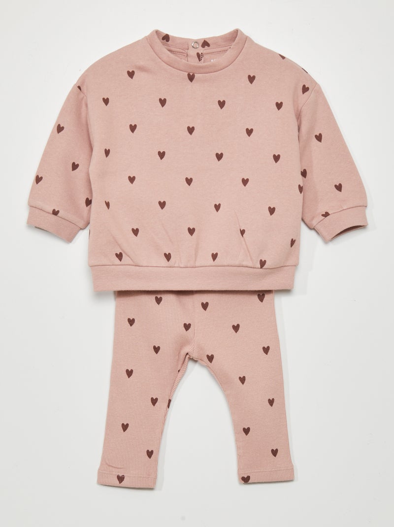 Setje: sweater + broek - 2-delig ROSE - Kiabi