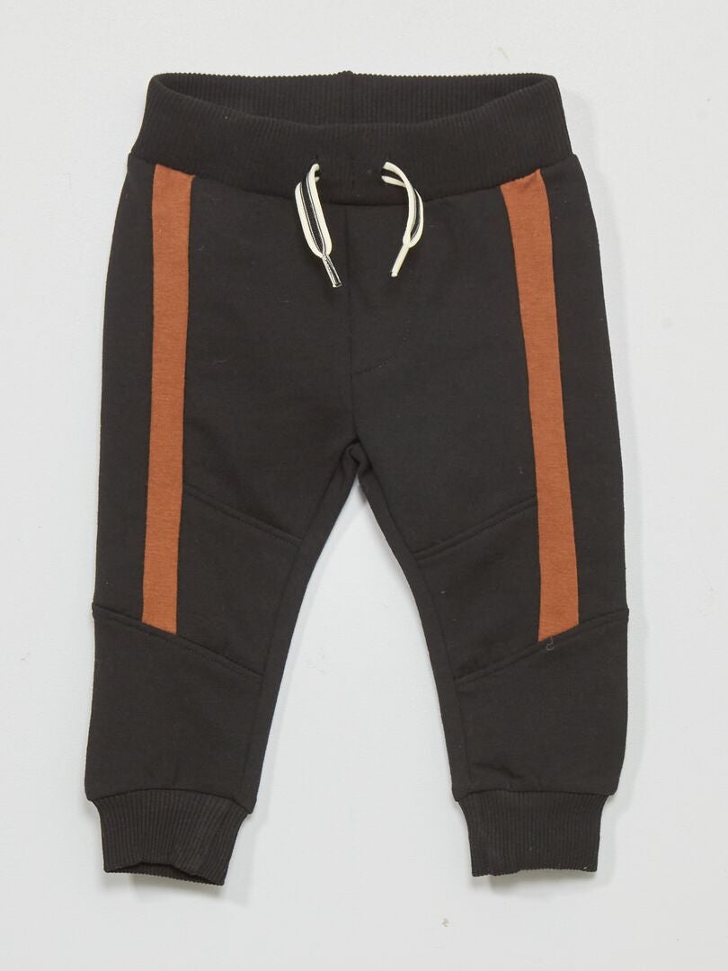 Setje: sweater + joggingbroek - 2-delig ZWART BRUIN - Kiabi