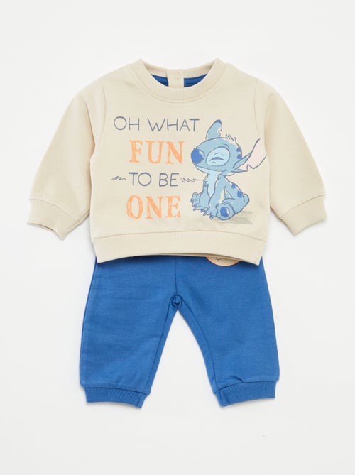 Setje: sweater + joggingbroek 'Stitch' 'Disney' - 2-delig - Kiabi