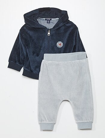 Setje: sweater met rits + broekje - 2-delig - Kiabi