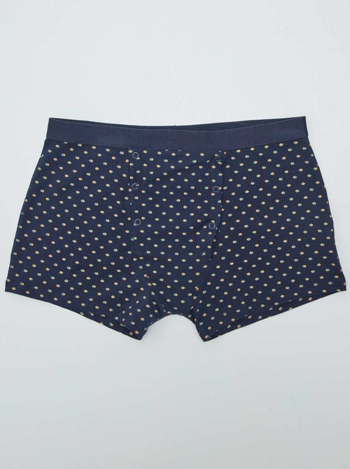 Setje van 2 boxershorts met drukknoopsluiting - So Easy - Kiabi