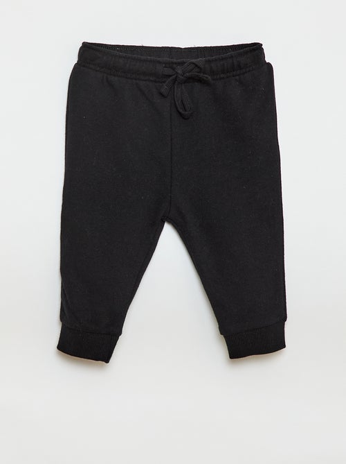 Setje van 2 joggingbroeken van french terry - Kiabi