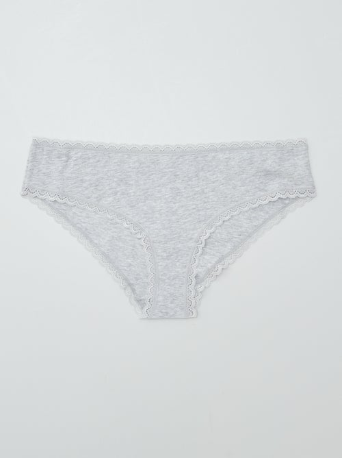 Setje van 2 katoenen hipsters - Kiabi