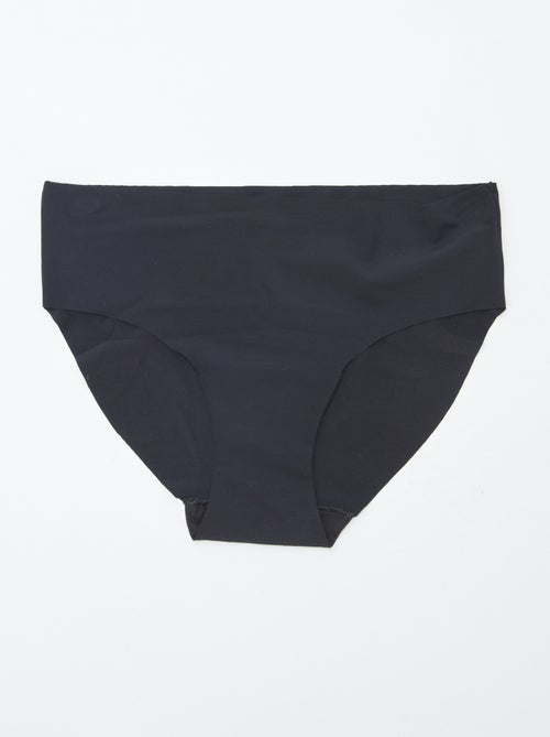 Setje van 2 onzichtbare slips in microvezel - Kiabi