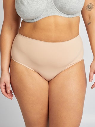 Setje van 2 onzichtbare slips met hoge taille