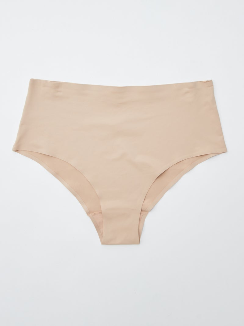 Setje van 2 onzichtbare slips met hoge taille ROSE - Kiabi