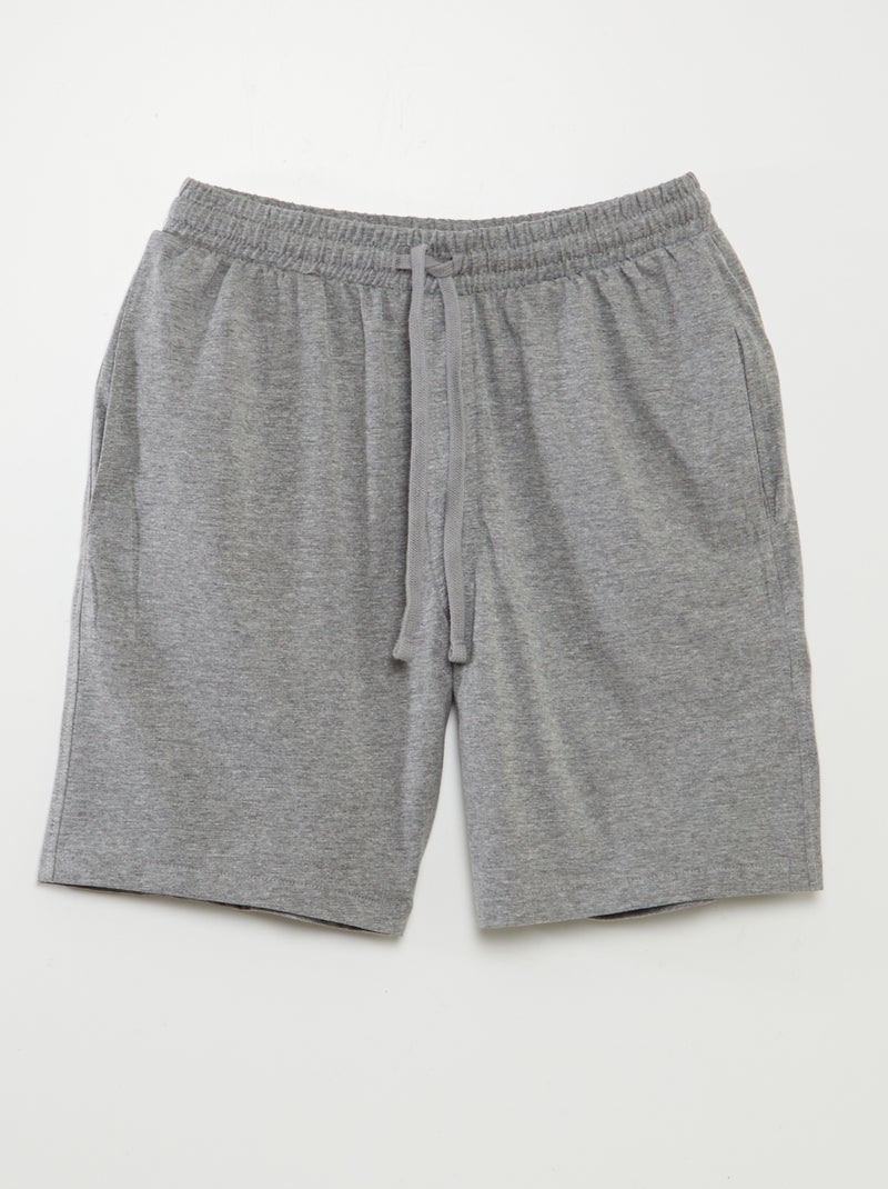 Setje van 2 pyjamashorts BLAUW - Kiabi