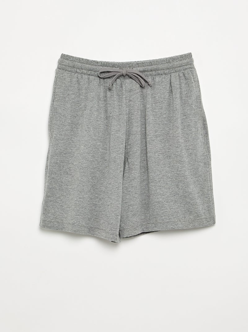 Setje van 2 pyjamashorts Kaki - Kiabi