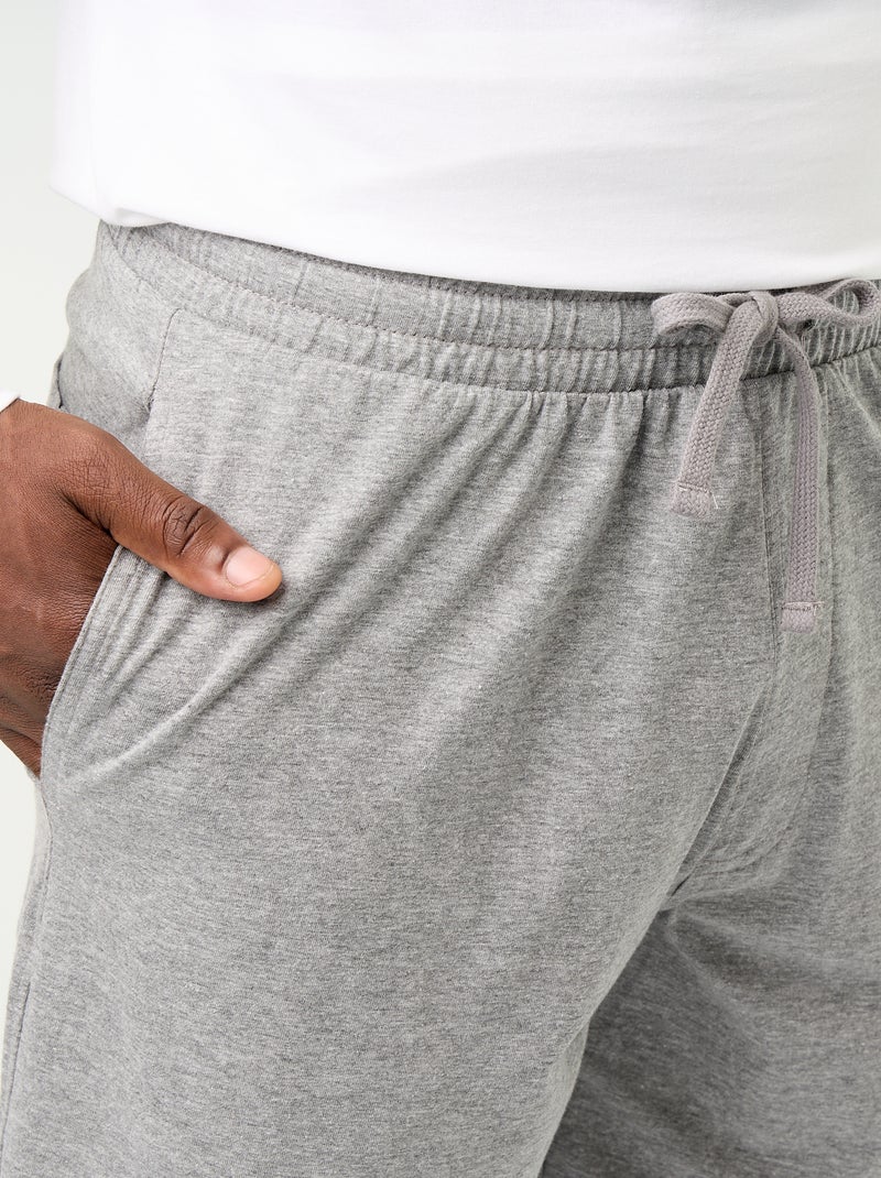 Setje van 2 pyjamashorts Kaki - Kiabi