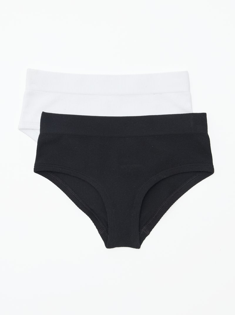 Setje van 2 Seamless-hipsters Zwart - Kiabi