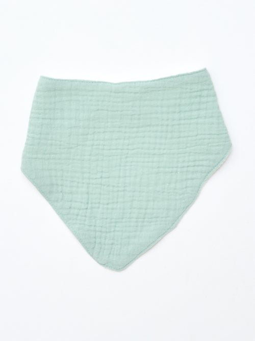 Setje van 3 katoenen slabbetjes - Kiabi