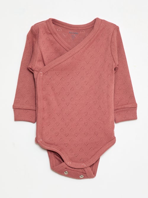 Setje van 3 meegroei-rompertjes - Kiabi