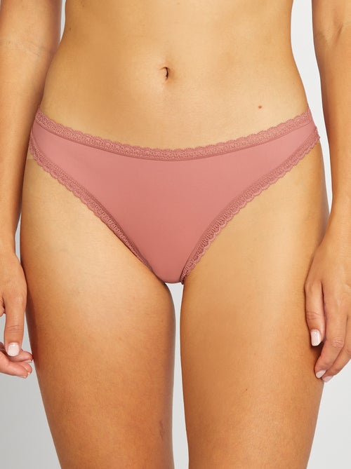 Setje van 3 onzichtbare slips - Kiabi