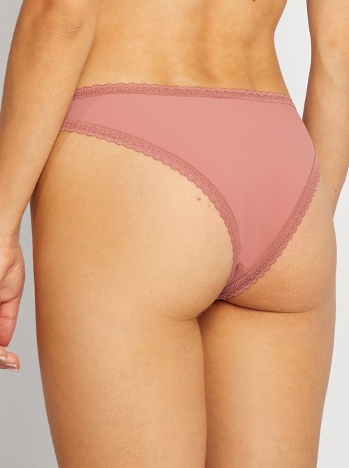 Setje van 3 onzichtbare slips - Kiabi