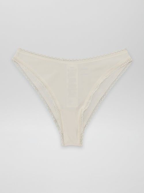 Setje van 3 onzichtbare slips - Kiabi