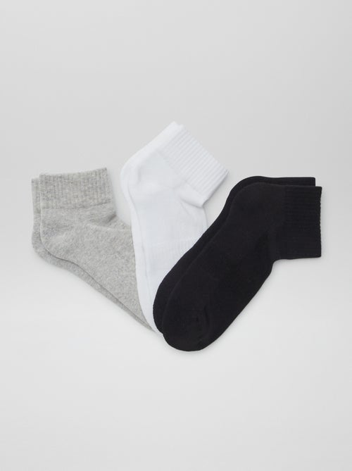 Setje van 3 paar enkelsokken - Kiabi