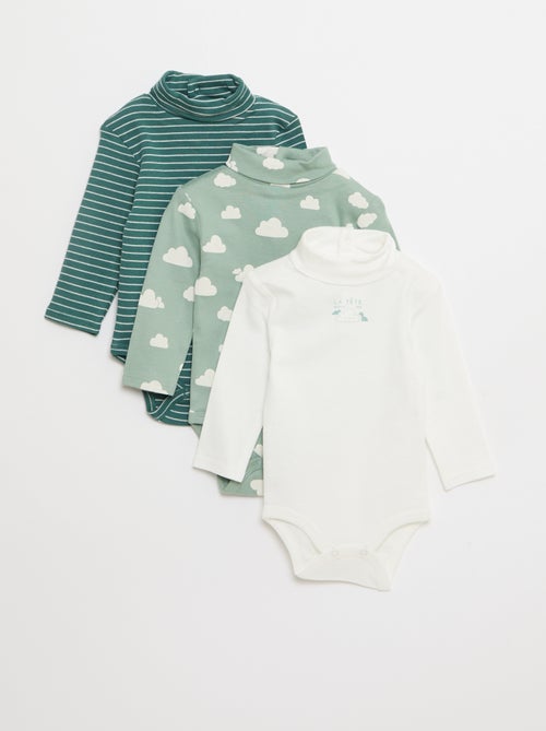 Setje van 6 duurzame rompertjes - Kiabi