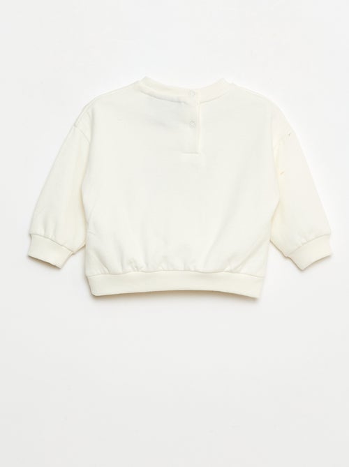 Setje van joggingstof - Sweater + broek 'Snoopy' - 2-delig - Kiabi