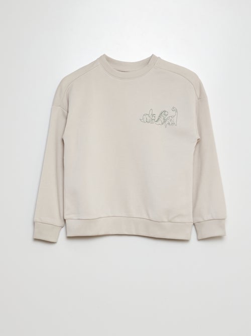 Setje van joggingstof met print - Sweater + broekt - 2-delig - Kiabi Setje van joggingstof met print - Sweater + broekt - 2-delig - Kiabi