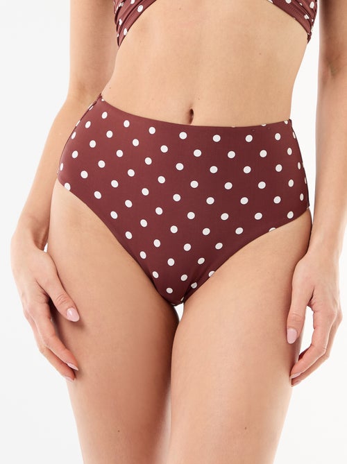 Shapewear bikinibroekje met hoge taille - Kiabi