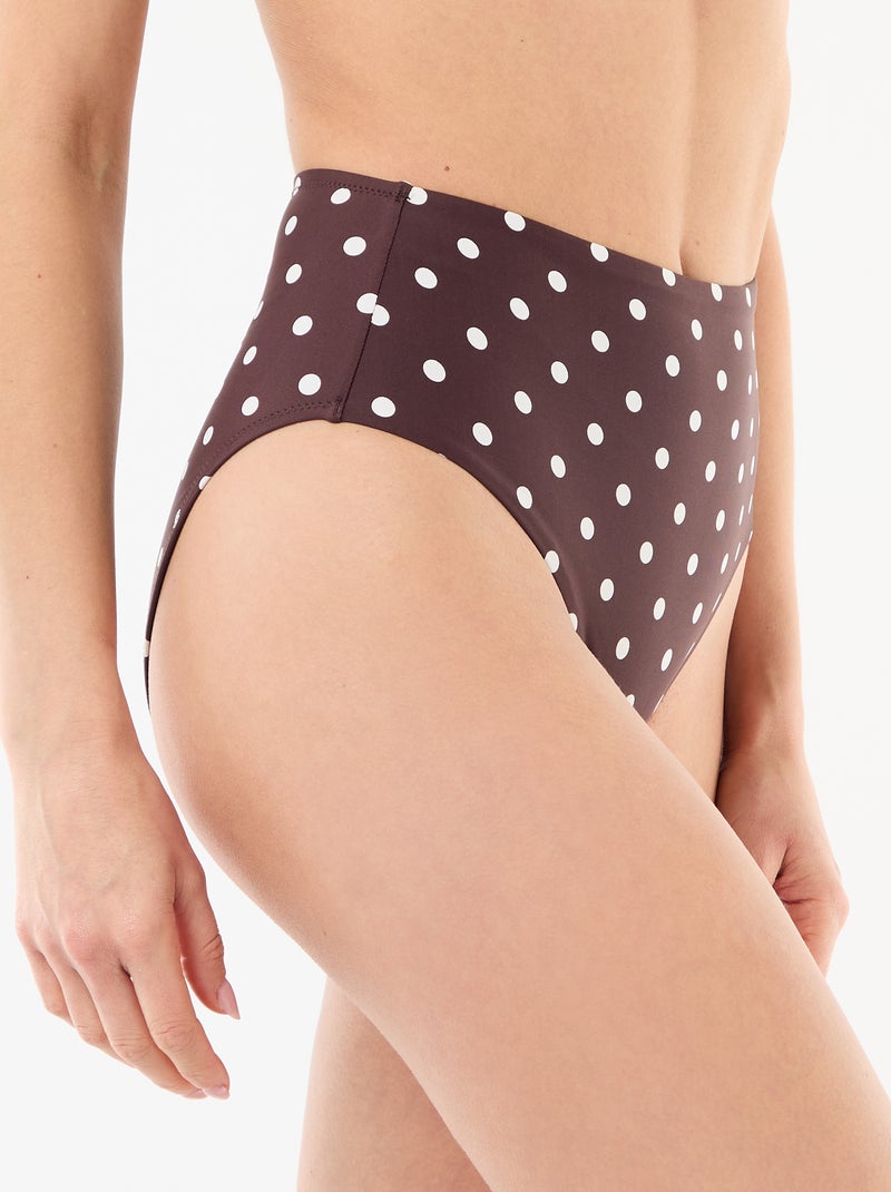 Shapewear bikinibroekje met hoge taille Rood - Kiabi