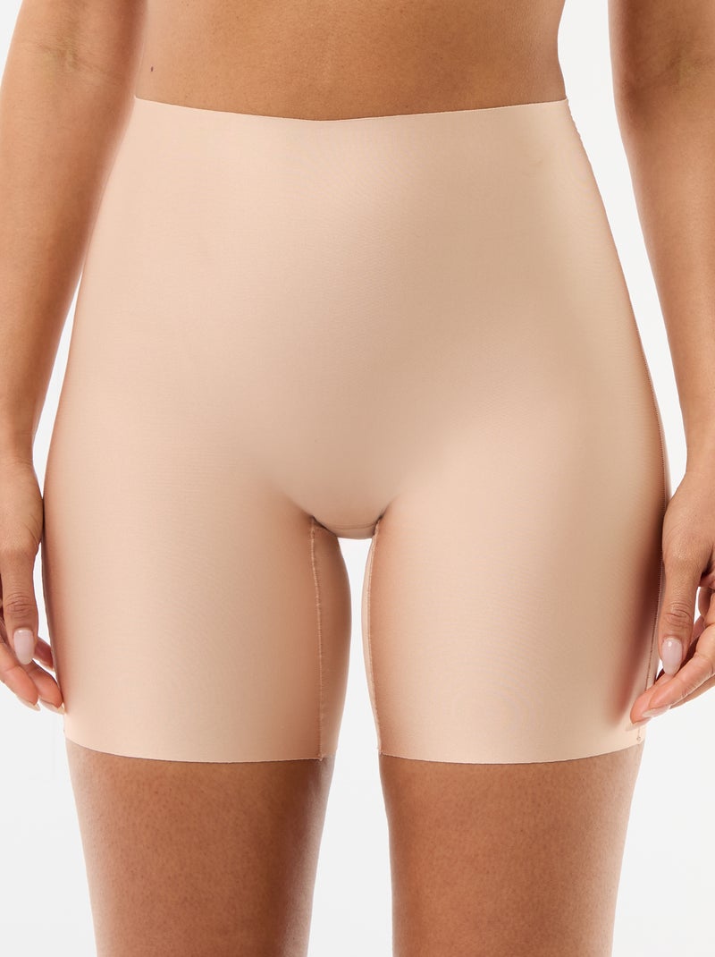 Shapewear short van microvezel Ecru - Kiabi