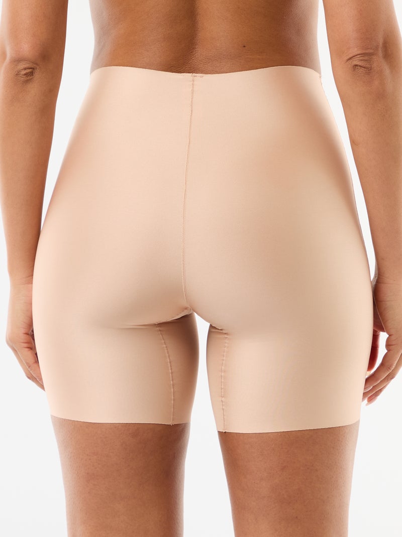 Shapewear short van microvezel Ecru - Kiabi