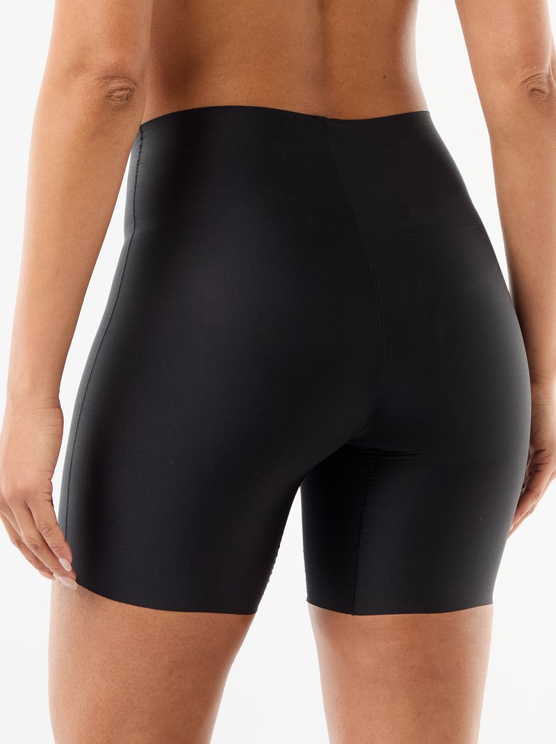 Shapewear short van microvezel Zwart - Kiabi