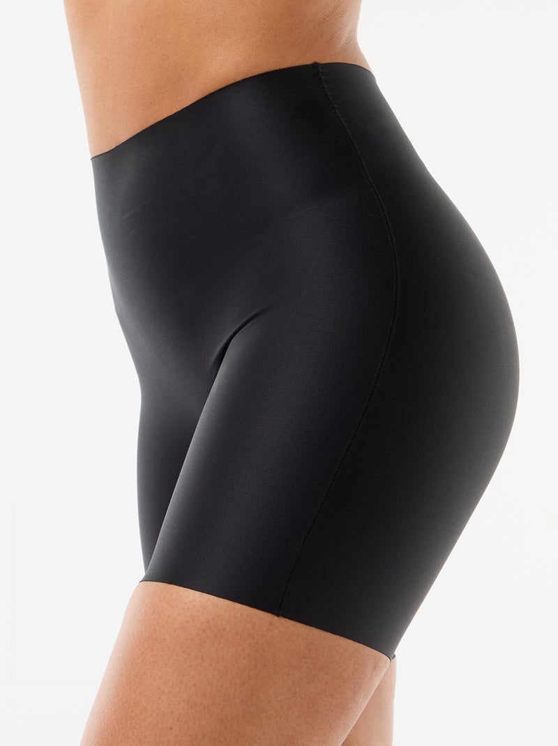 Shapewear short van microvezel Zwart - Kiabi
