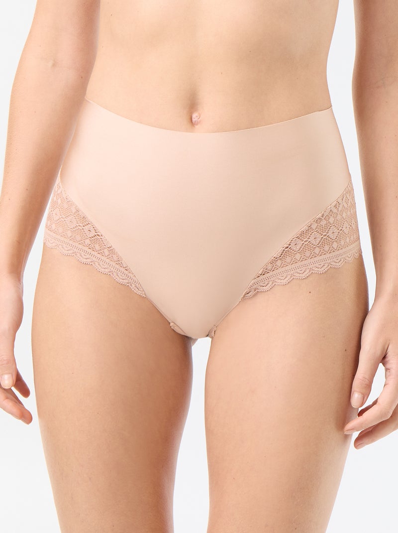 Shapewear slip met hoge taille Rose - Kiabi