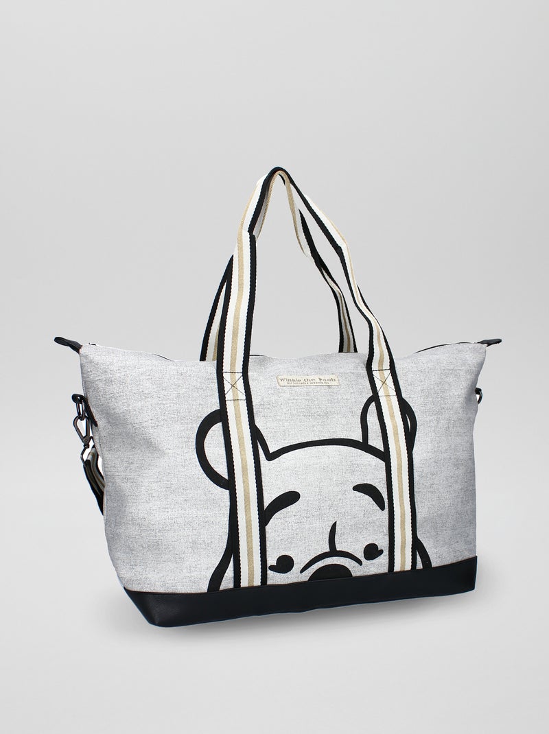 Shopper met Disney-print en schouderriem GRIJS - Kiabi