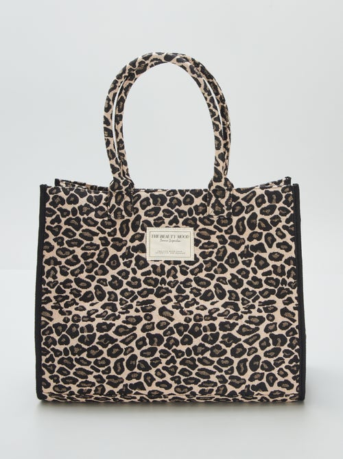 Shopper met luipaardprint - Kiabi