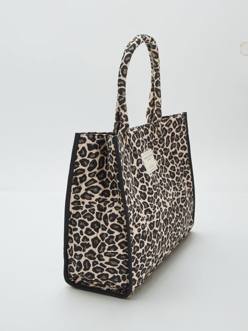 Shopper met luipaardprint - Kiabi