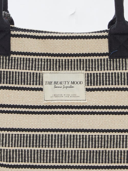 Shopper met strepenprint - Kiabi