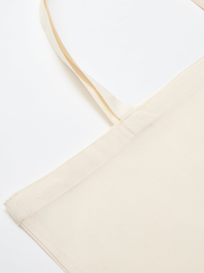 Shopper totebag Wit - Kiabi