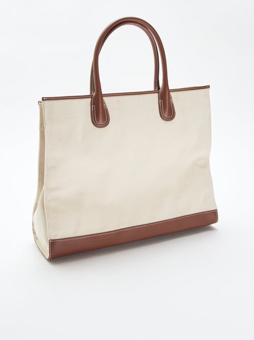 Shopper van canvas - Kiabi Shopper van canvas - Kiabi