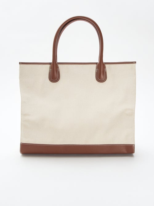 Shopper van canvas - Kiabi Shopper van canvas - Kiabi