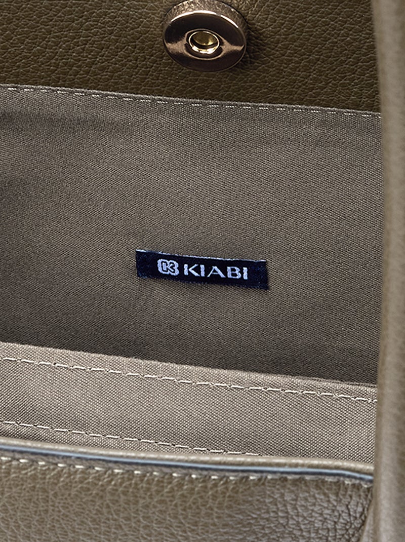 Shoppertas van imitatieleer Kaki - Kiabi