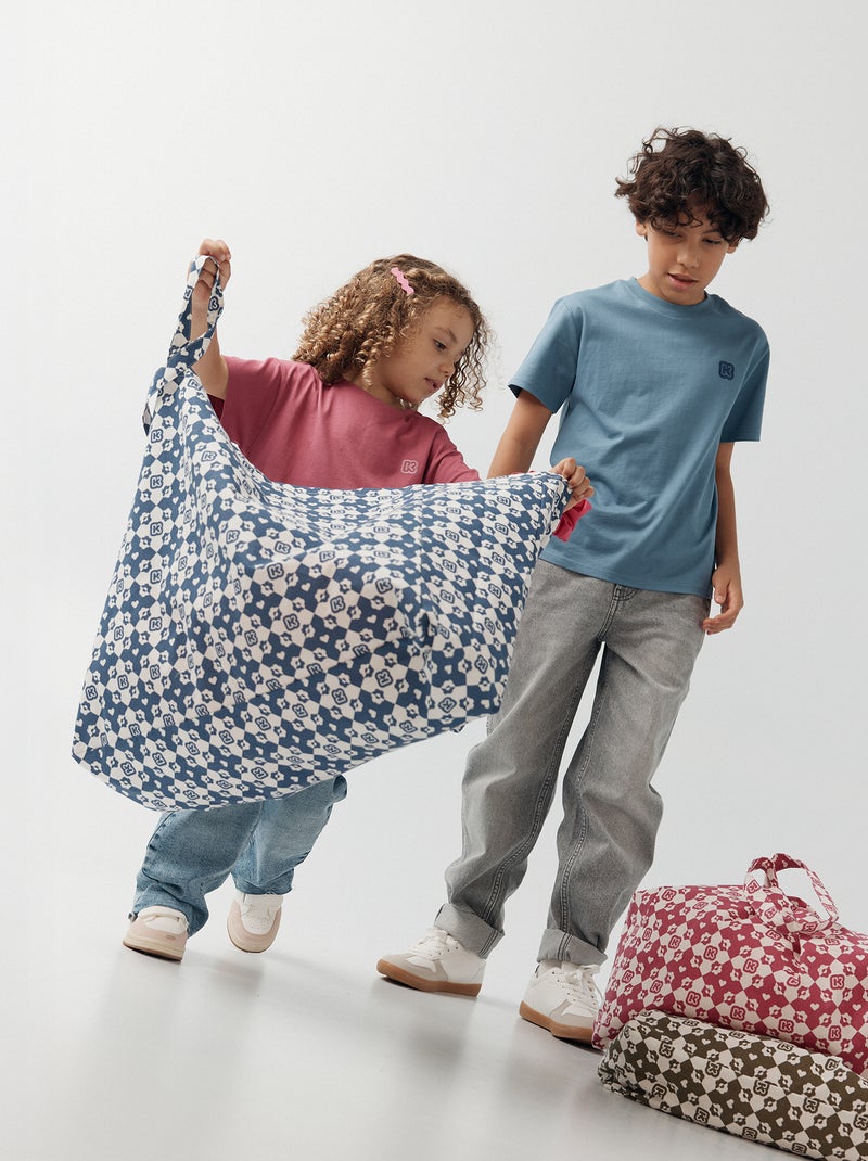 Shoppingtas type totebag XXL-formaat - Kiabi Blauw - Kiabi