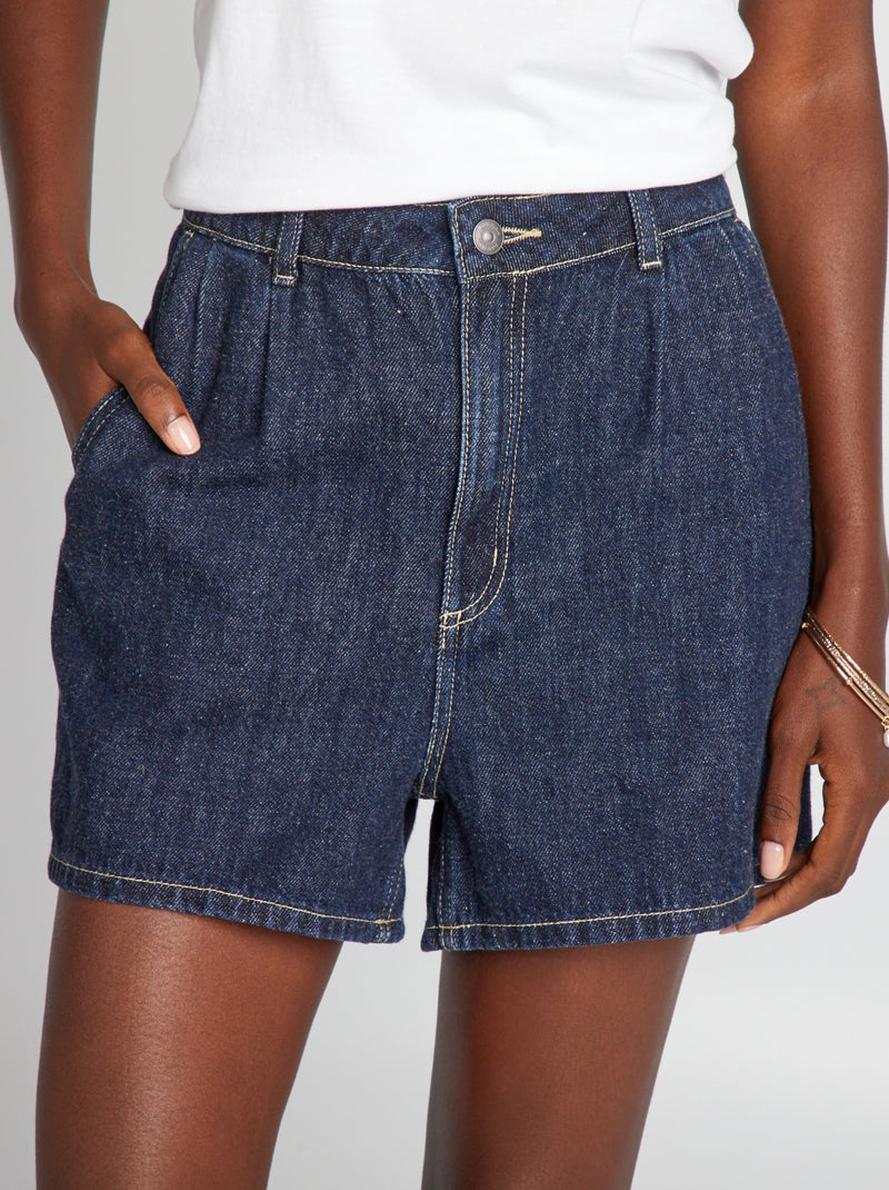 Short - denim x hennep BLAUW - Kiabi