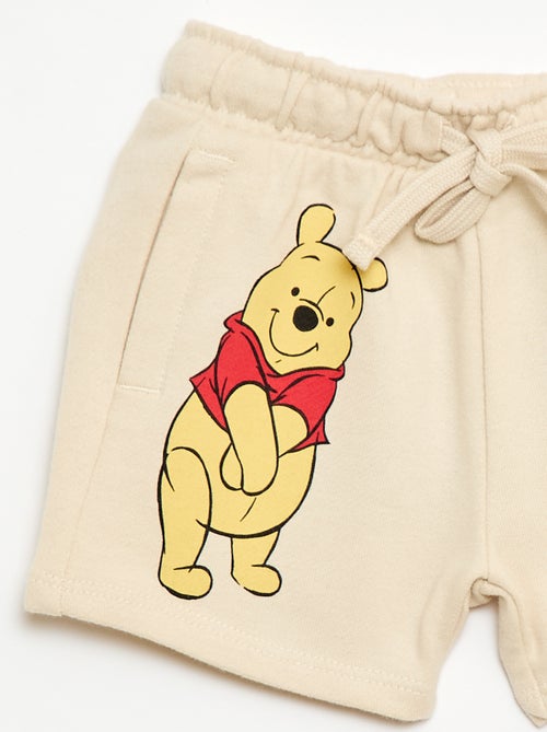 Short 'Disney' van ongeborstelde sweatstof - Kiabi