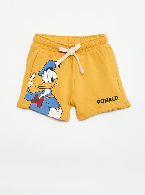 Short 'Disney' van ongeborstelde sweatstof - Kiabi
