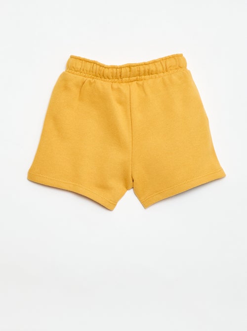 Short 'Disney' van ongeborstelde sweatstof - Kiabi