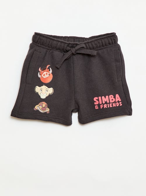 Short 'Disney' van ongeborstelde sweatstof - Kiabi