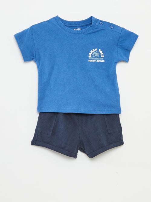 Short en T-shirt - 2-delig - Kiabi